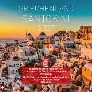 2027 Santorini: Kalender A2 Querformat