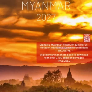 2027 Myanmar: Kalender A3 Hochformat